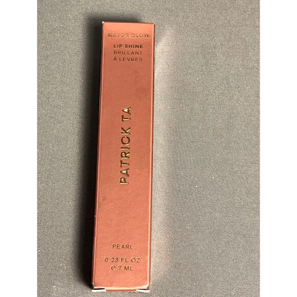 PATRICK TA Major Glow Lip High Shine Moisturizing Gloss Oil “Pearl" Iridescent - Picture 8 of 8